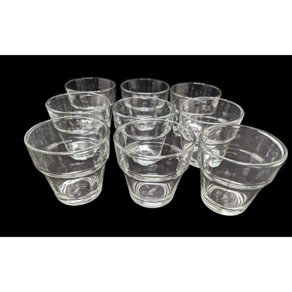 Vintage Libbey Shot Glasses Barware Set Of 9  juice 2.5 inch - Picture 2 of 8